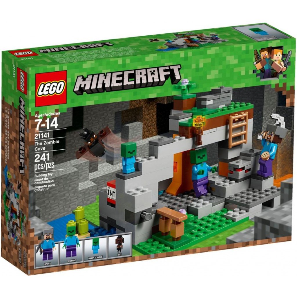 樂go Lego 樂高 Minecraft 當個創世神the Zombie Cave 僵屍洞窟 蝦皮購物