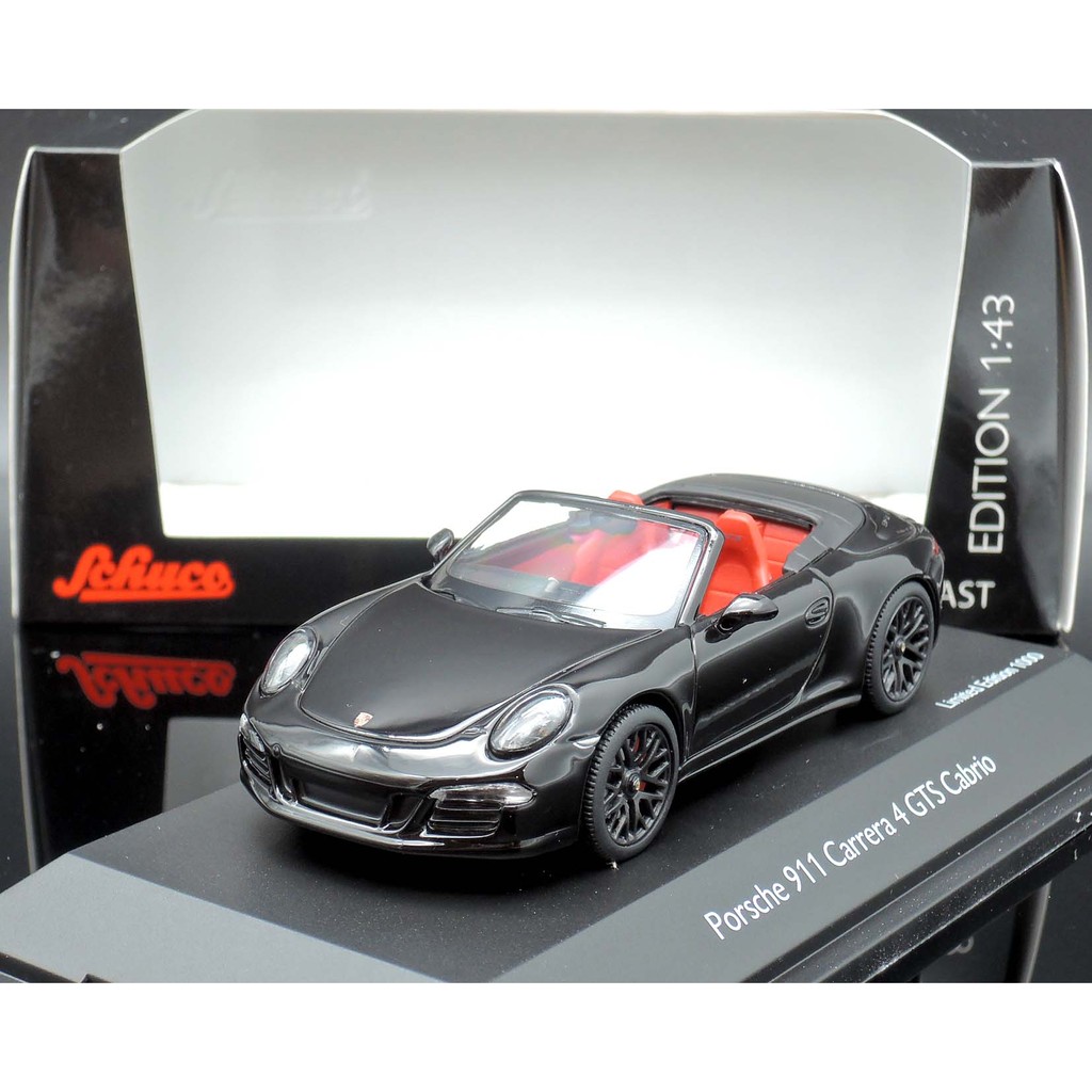 【MASH】[現貨瘋狂價] Schuco 1/43 Porsche 911 (991) Carrera GTS 敞篷黑