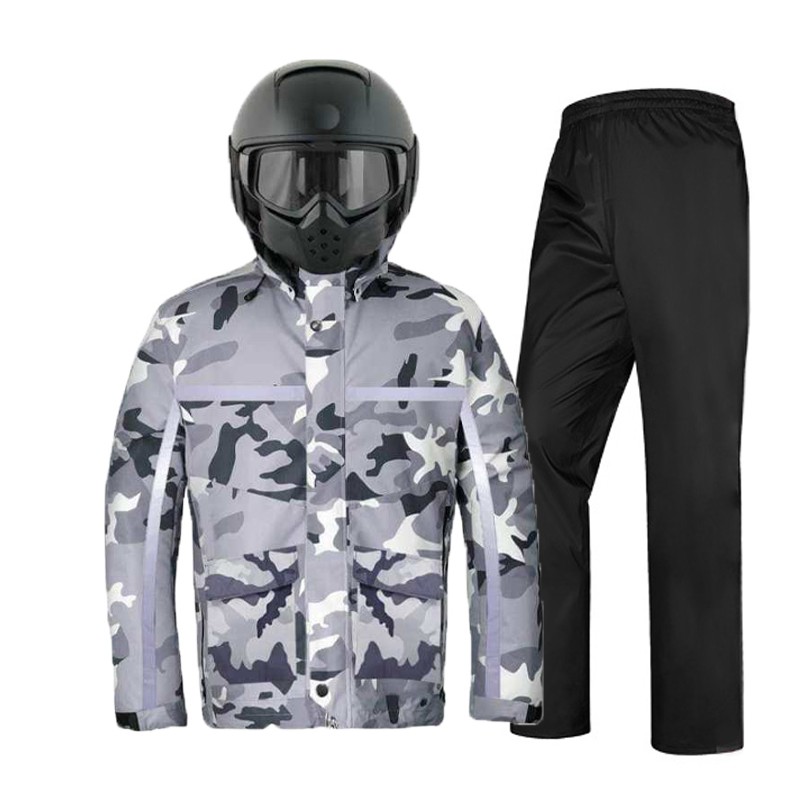 TXR-pro進氣冷卻散熱式騎行雨衣褲組(迷彩)僅剩XL