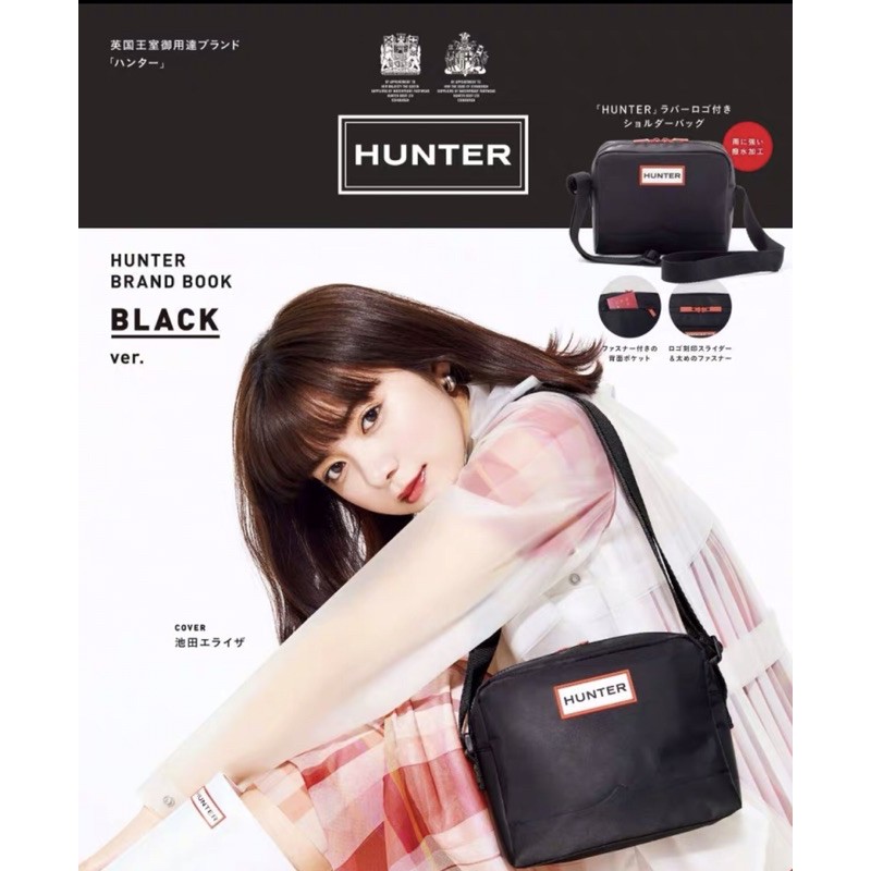 C.C🛍🛍🛍雜誌附錄 HUNTER肩背包BLACK ver.側背包雜誌包附錄包斜背包單肩包小方包相機包防潑水包