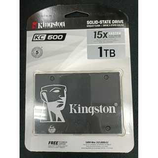 金士頓 KC600 SATA3 1TB SSD 2.5吋 固態硬碟 SKC600/1024G