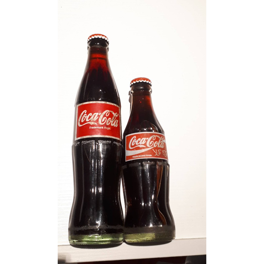 稀少~~可口可樂coca-cola~2007年埃及瓶一組2瓶(350+約200ml)