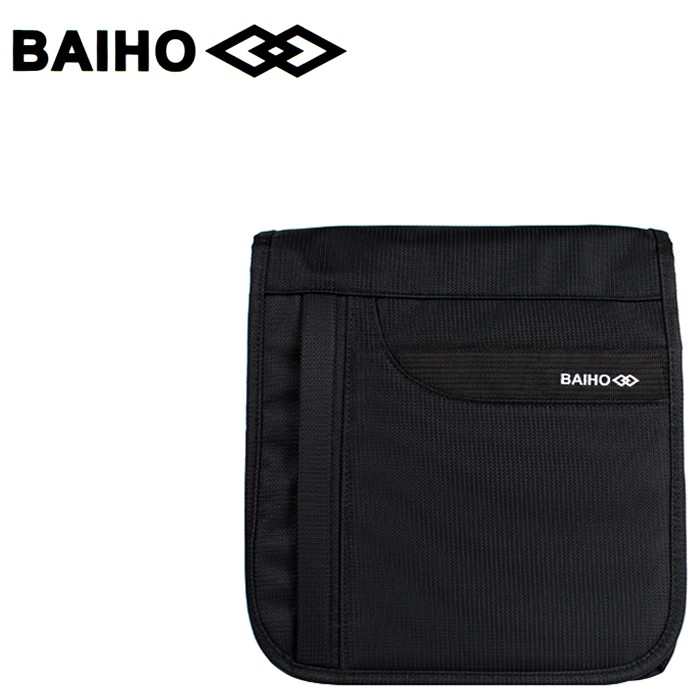 BAIHO 台灣製造 掀蓋直式 多功能 側背包/斜背包 BHO249 黑色