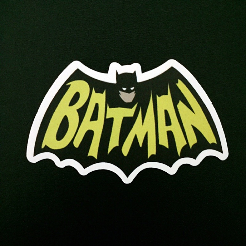 PVC 防水貼紙 BATMAN 蝙蝠俠 行李箱貼紙 安全帽 筆電 滑板 吉他 機車 惡搞 潮流 個性 美式 貼紙