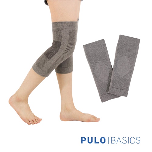 PULO-奈米竹炭護膝護套-1雙入 運動保護 平時保養護具 台灣製造 竹炭護膝