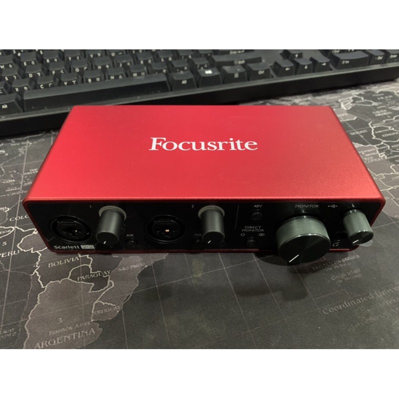 [二手極新]Focusrite Scarlett 2i2 USB-C 錄音介面 (3代)（已預訂）