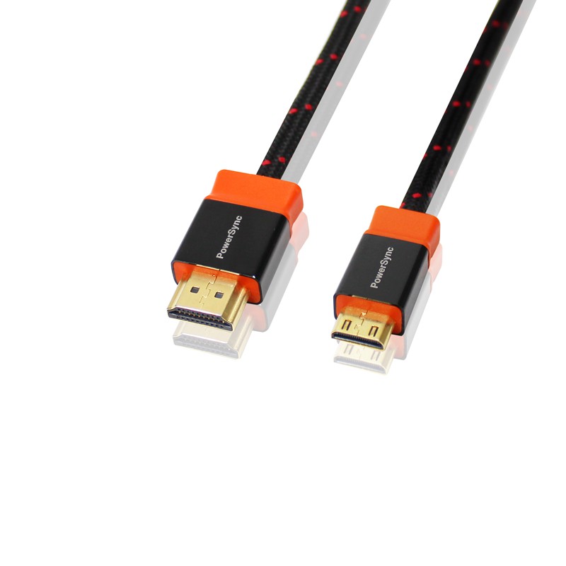 【福利品】群加 PowerSync Mini HDMI線 C-Type影音傳輸線(HDMI4-KMNC180)