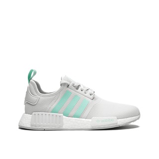 ADIDAS 大童女鞋 NMD R1 J GREY MINT 灰白蒂芬妮綠【A-KAY0】【D96689】