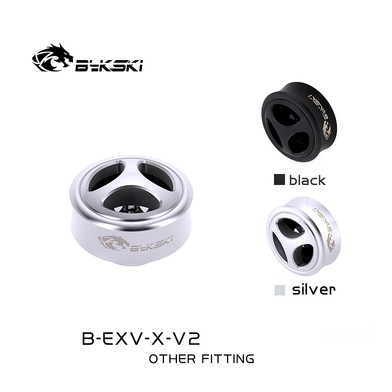 Bykski B-EXV-X-V2 電腦水冷排氣堵頭 排氣閥 新款三葉草 水冷 自動洩壓閥