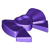 樂高 LEGO 深紫色 蝴蝶結 髮飾 頭飾 人偶 11618 6174789 Purple Friends hair