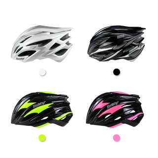 BAISKY百士奇 自行車 直排輪輕量化安全帽 亮光黑/珍珠白/螢光綠/螢光粉(4色任選)