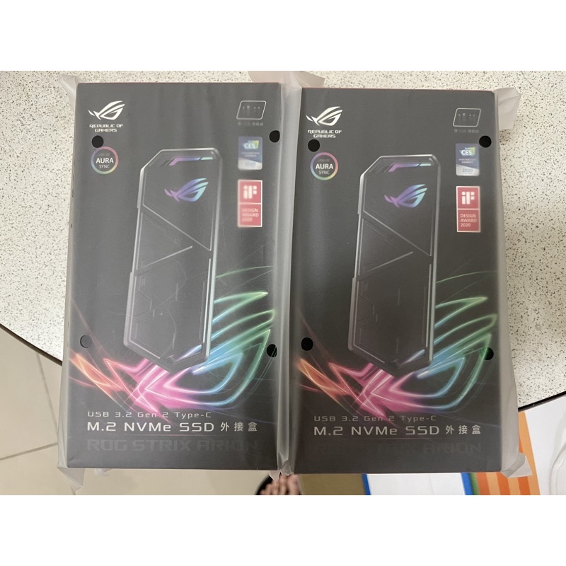 ASUS 華碩 ROG STRIX ARION M.2 NVMe SSD RGB 外接盒