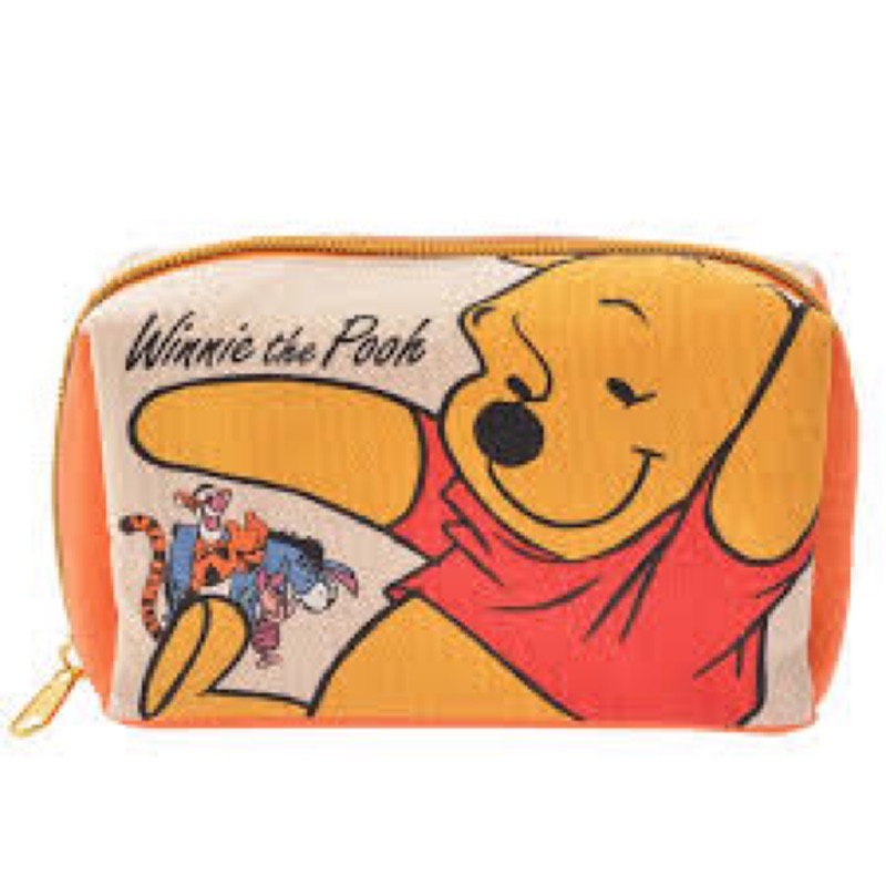 小熊維尼 Winnie the Pooh 鉛筆盒 化妝包 筆袋 收納袋 Disney 迪士尼