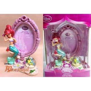 迪士尼 小美人魚愛麗兒Ariel公主 水晶球 絕版相框擺飾