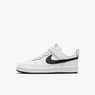 NIKE 休閒鞋 運動鞋 COURT BOROUGH LOW 2 中童 童鞋 BQ5451104 白黑 現貨 廠商直送