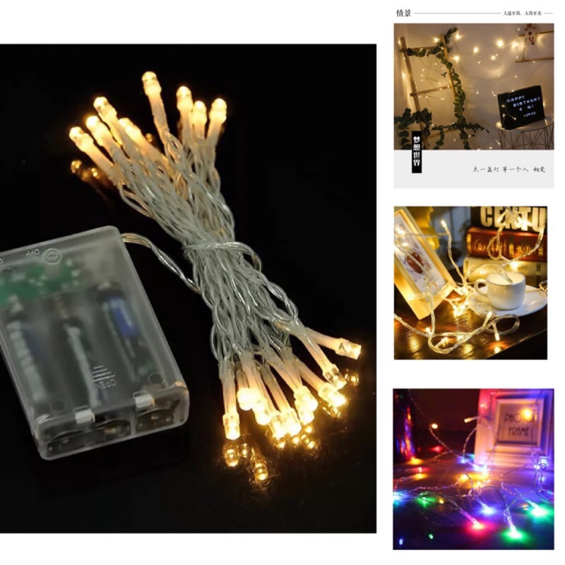 台灣現貨 LED電池盒燈串 USB燈串 串燈 裸燈串 聖誕造型燈