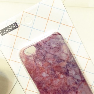 ［全新］iPhone 6S 粉紅大理石紋手機殼