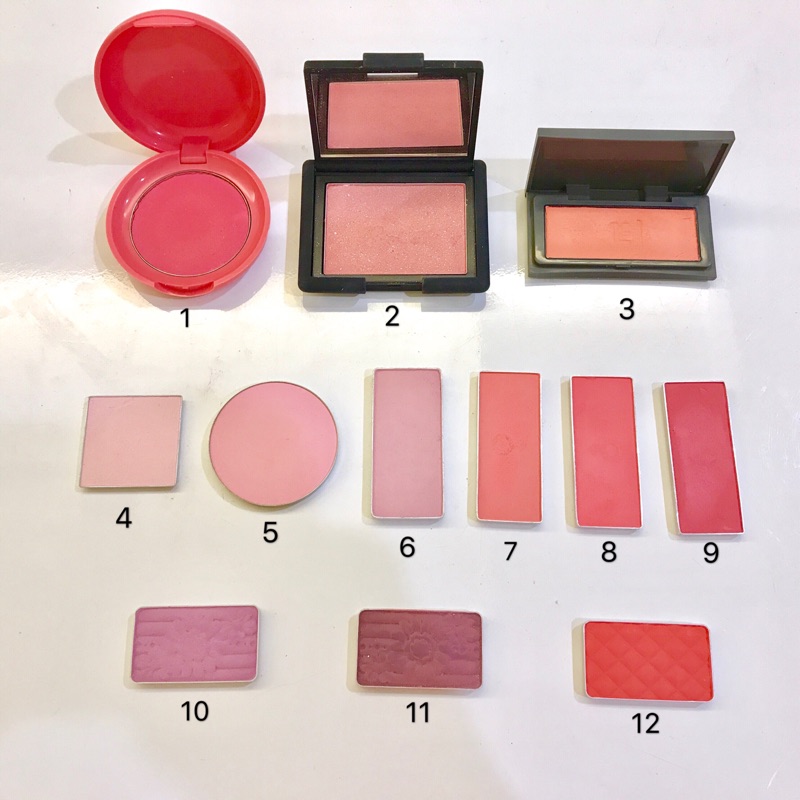 各式專櫃開架腮紅nars Three Canmake Bronx Bbia Etude House Missha 蝦皮購物