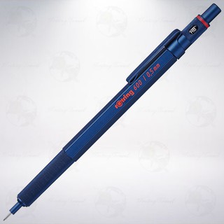 德國 紅環 rOtring 600 限定版自動鉛筆: 金屬藍/0.5mm