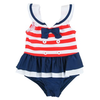 現貨 日本直送 女小童 女寶 水手服泳裝 好寶寶泳衣 80 90