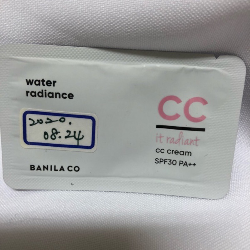 【現貨】 BANILA CO. 光透CC霜 SPF30 PA++ 1.5ml 光透無暇cc霜(黑) 韓國 正品 現貨