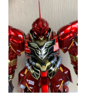 {鋼彈的屋-模型工作室} 萬代 MG 1/100 新安州 鈦合金 電鍍 完成品 (實品如圖) 模型 代工