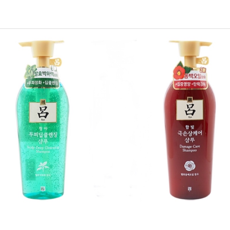 現貨 韓國 Ryo 呂 洗髮精 綠瓶/紅瓶 500ml