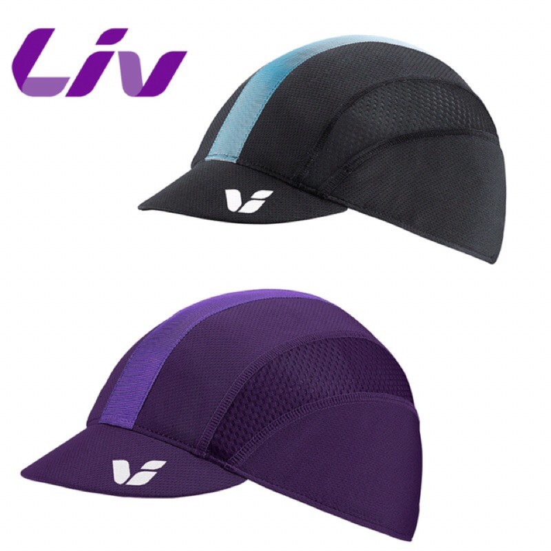拜客先生－【GIANT】LIV TRANSTEXTURA™ CYCLING CAP 自行車小帽 紫/湖水綠