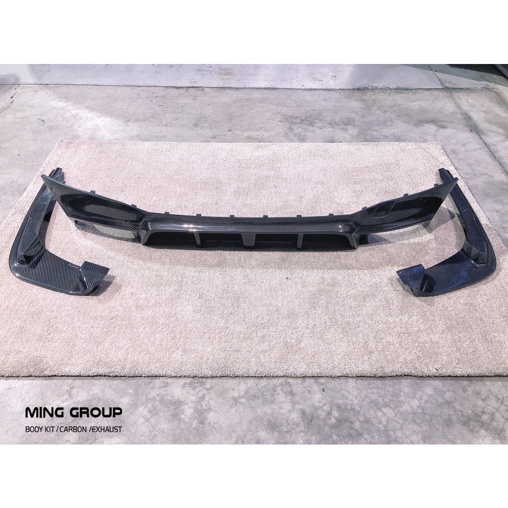 【MING GROUP國際】BMW G32 6GT MTECH 3D款 碳纖維後下巴 三件式