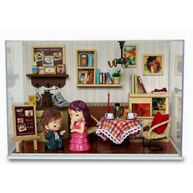 【愛寶貝童趣屋】DIY小屋 手工模型屋 袖珍屋娃娃屋材料包/濃情時刻