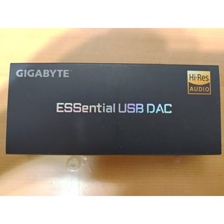[二手]GIGABYTE 技嘉 ESSential USB DAC 隨身 耳擴 Type-c 前置 音效 耳機 擴大