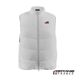 【ASTONE】電熱背心 加熱背心HV1 (米白/黑) 3M THINSULATE 保溫棉 三段溫控保暖 可水洗 YKK
