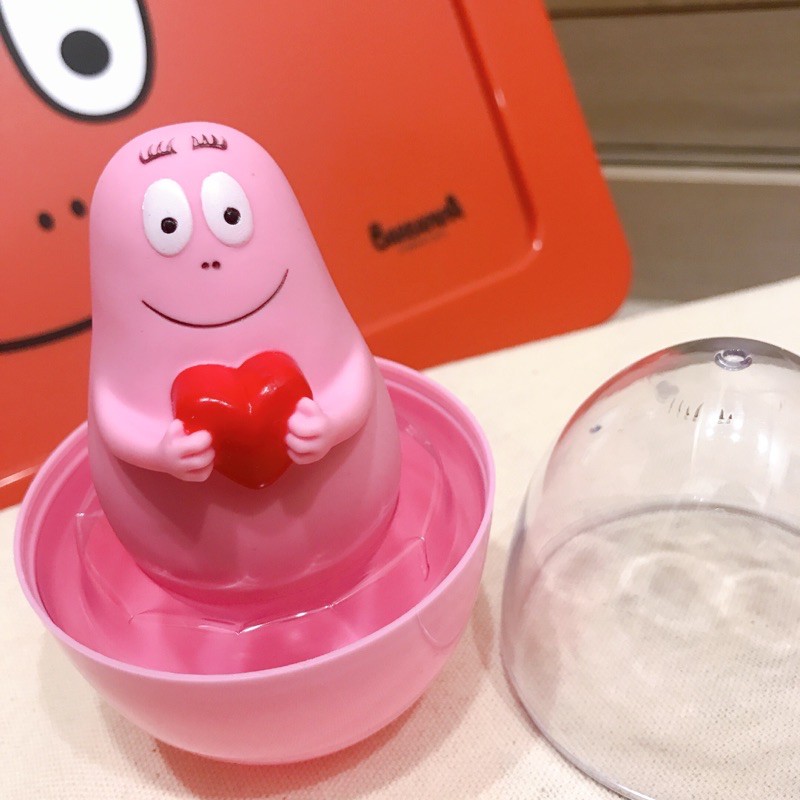 Barbapapa 泡泡先生2010 蛋形公仔 軟膠材質