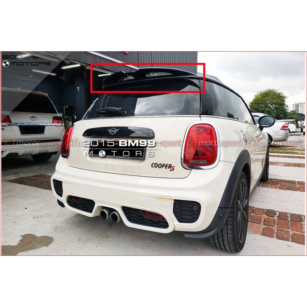 MINI COOPER COOPER-S JCW 樣式 替換型 後尾翼 頂翼套件 PP素材 F56 F55 尾翼