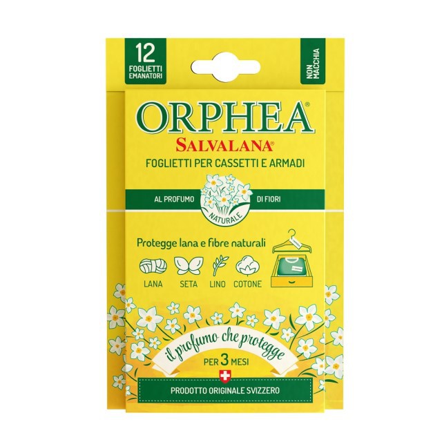 ORPHEA歐菲雅 衣物保護品掛片式 經典花香 樟腦丸替代品