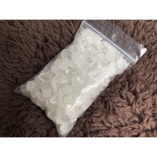 【畫意坊】白水晶 水晶碎石 水晶 消磁 淨化 原石水晶 畫意坊 天然碎石 天然碎石 100公克 手鏈 項鏈，飾品消磁
