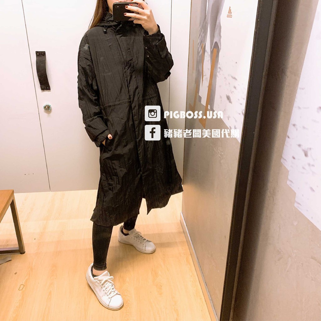 light woven long jacket adidas