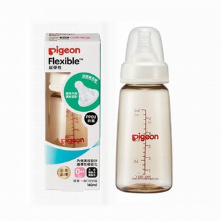 《凱西寶貝》Pigeon貝親一般口徑PPSU奶瓶160ml(白)