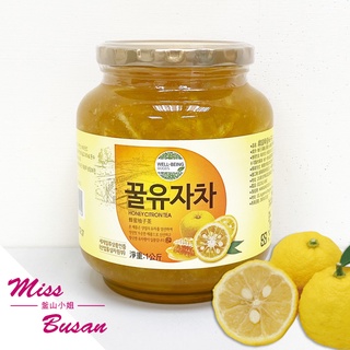 韓國 Han Food 韓軒 蜂蜜柚子茶 1kg 韓國茶 蜂蜜 柚子 茶 沖泡飲 果茶醬《釜山小姐》