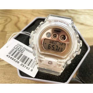 卡西歐 CASIO G-SHOCK玫瑰金透明錶（全新）