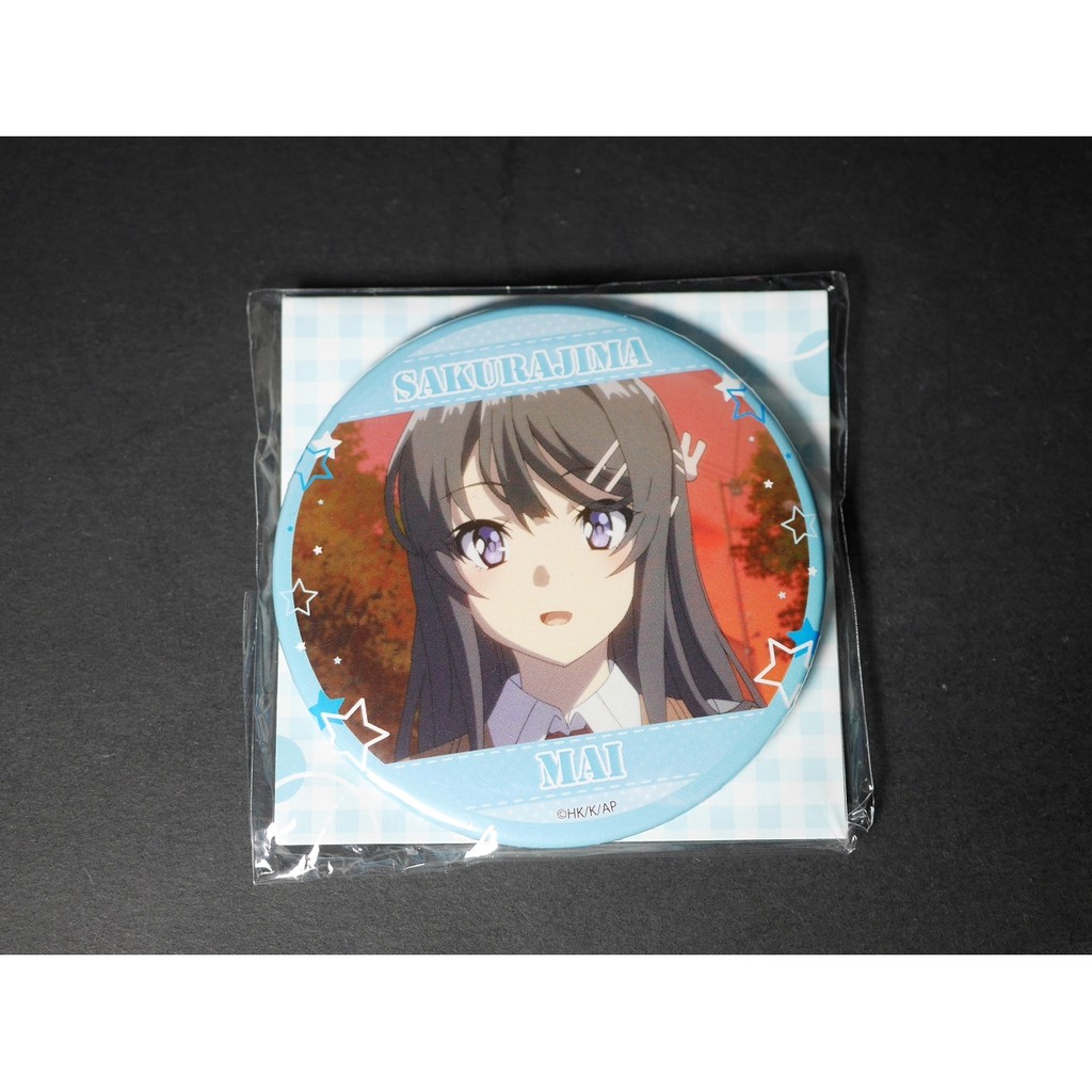 [加冰] () 劇場版 青春豬頭少年不會夢到懷夢美少女 日版 胸章 徽章 櫻島麻衣 A款 全新未拆