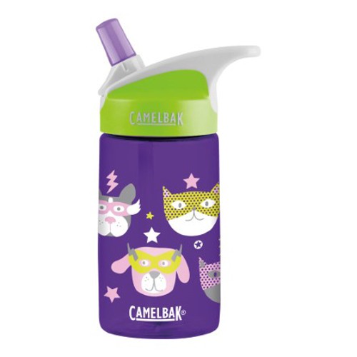 【CAMELBAK】 400ml eddy兒童吸管運動水瓶[寵物英雄] 運動水瓶 | CBIA1KGD0174