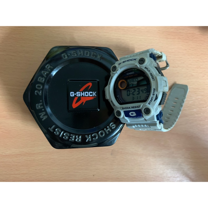 ⚠️二手⚠️ G-SHOCK手錶  白色款 白藍