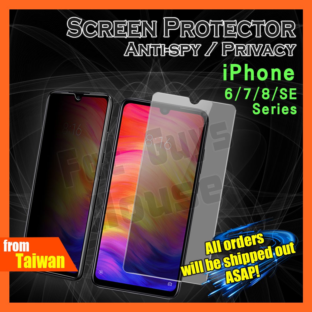 IPHONE 6 6S 7 8 PLUS SE Privacy Anti Spy Screen Protector