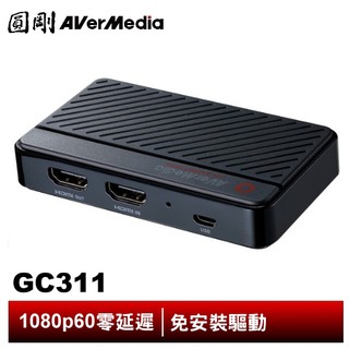 圓剛 GC311 LGMini 實況擷取盒 1080p60 零延遲 隨插即用【圓剛官方】