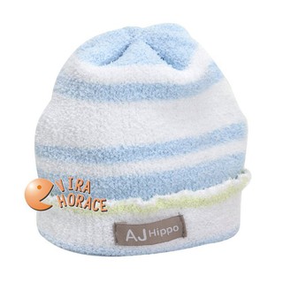 AJ Hippo 小河馬 初生型針織嬰兒帽 保暖透氣性佳 舒適不悶熱(1485粉或1478藍) HORACE