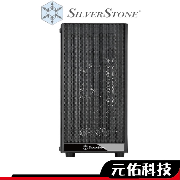 SilverStone銀欣 PS15 電腦機殼 M-ATX RGB 黑色 玻璃側透