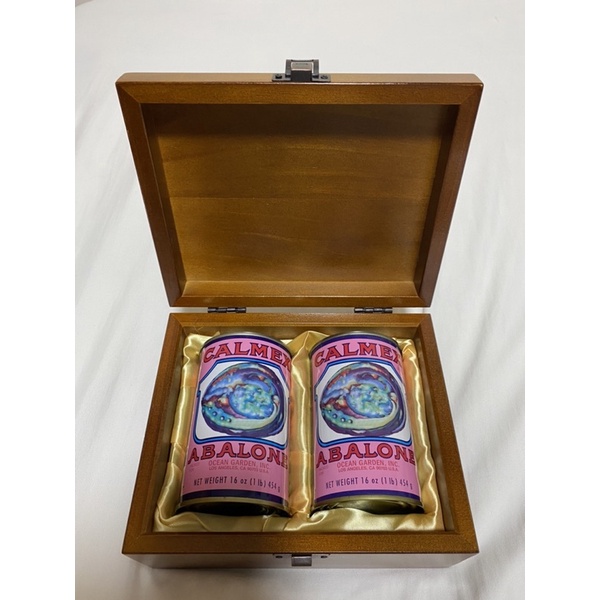 墨西哥車輪牌鮑魚罐頭 禮盒裝2罐入 454g/入 新東陽 金翡玉饌Calmex Abalone 效期2025.08