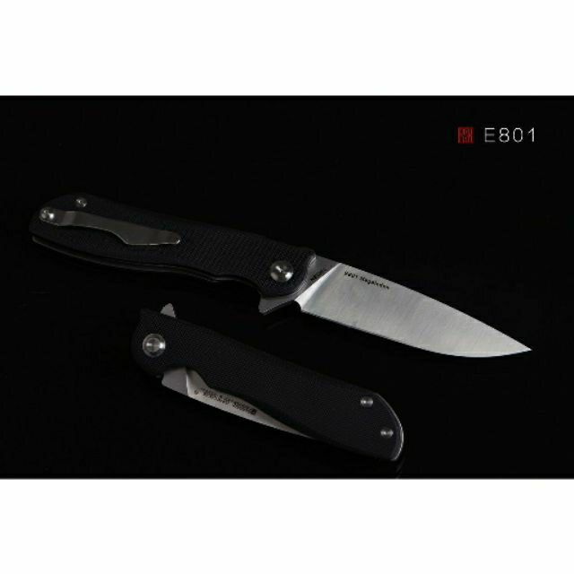 RealSteel knives官方正品-E801 Megalodon G10 Black-7420
