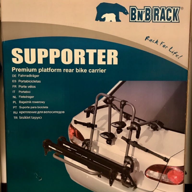 BNB RACK熊牌 SUPPORTER 滑槽式後背 攜車架(BC-6315-2S)